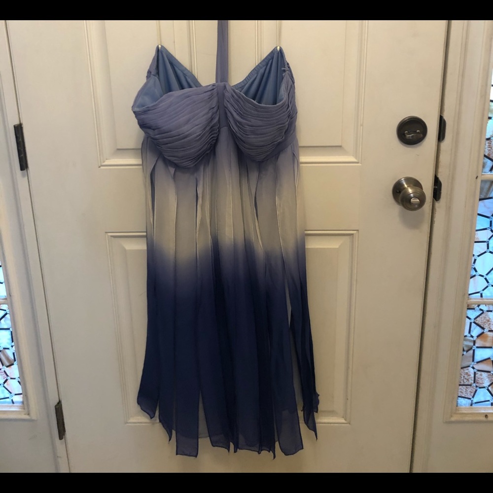 Sangria Woman strapless neck tie dress